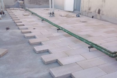 Isolação com placas de concreto celular