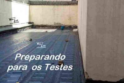 Preparando a quadra para testes