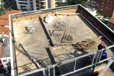 C.E.Turmalina Preparações após remoção do telhado