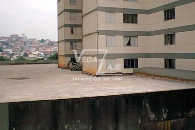 Áreas sem pisos pronta para receber impermeabilização