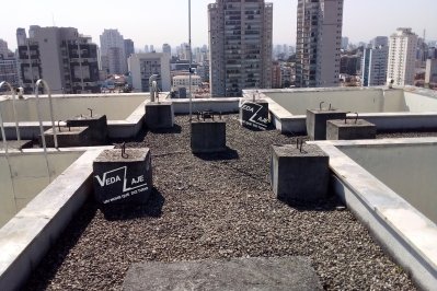 Impermeabilização da Laje de Cobertura da Casa de Máquinas e Caixa de Água